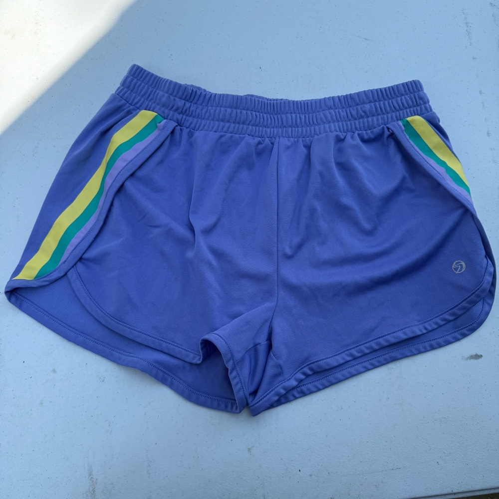 Athletika Couture Blue/Purple Active Athletic
Sports Shorts